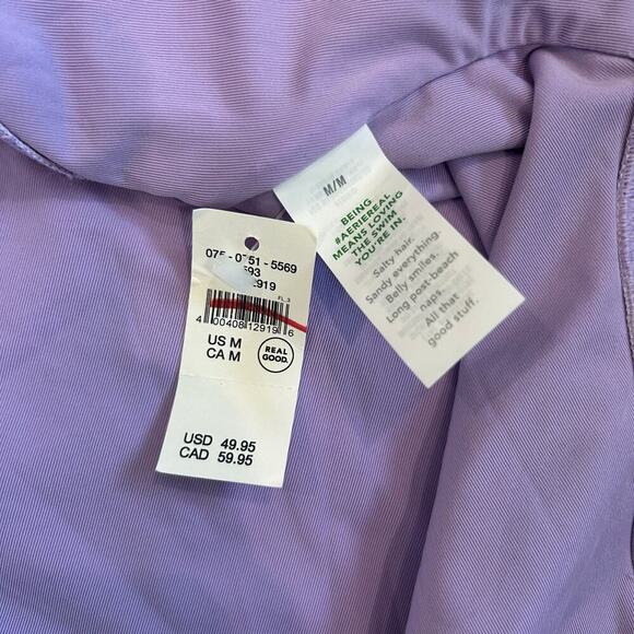 NWT Aerie MTV Birthday Scoop Cheekiest One Piece Swimsuit Swim Beach Size M - Picture 5 of 5